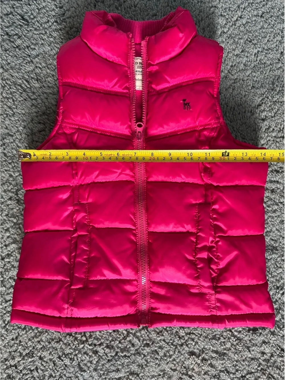 Old Navy Girls Pink Puffer Vest Small